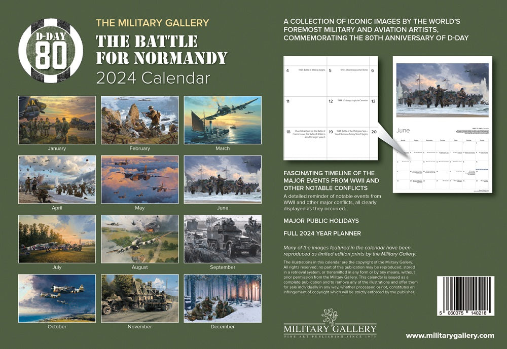2024 Calendar The Battle for Normandy DDay Posters